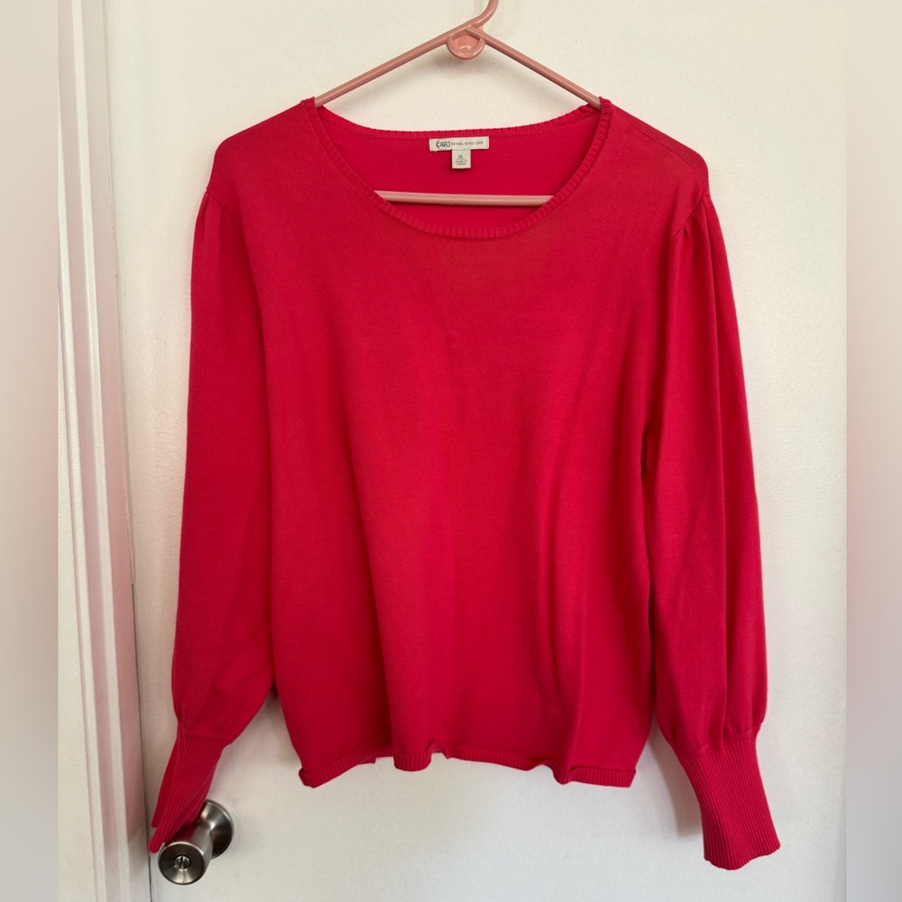 Cato Bold coral lightweight sweater